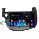Штатная магнитола Lesko для Honda Fit II 2007-2014 экран 10" 2/32Gb Wi-Fi GPS Base