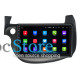 Штатная магнитола Lesko для Honda Fit II 2007-2014 экран 10" 2/32Gb Wi-Fi GPS Base