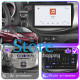 Штатная магнитола Lesko для Honda Fit II 2007-2014 экран 10" 4/64 QLED CarPlay 4G Wi-Fi GPS 360 Prime