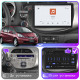 Штатная магнитола Lesko для Honda Fit II 2007-2014 экран 10" 4/64 QLED CarPlay 4G Wi-Fi GPS 360 Prime