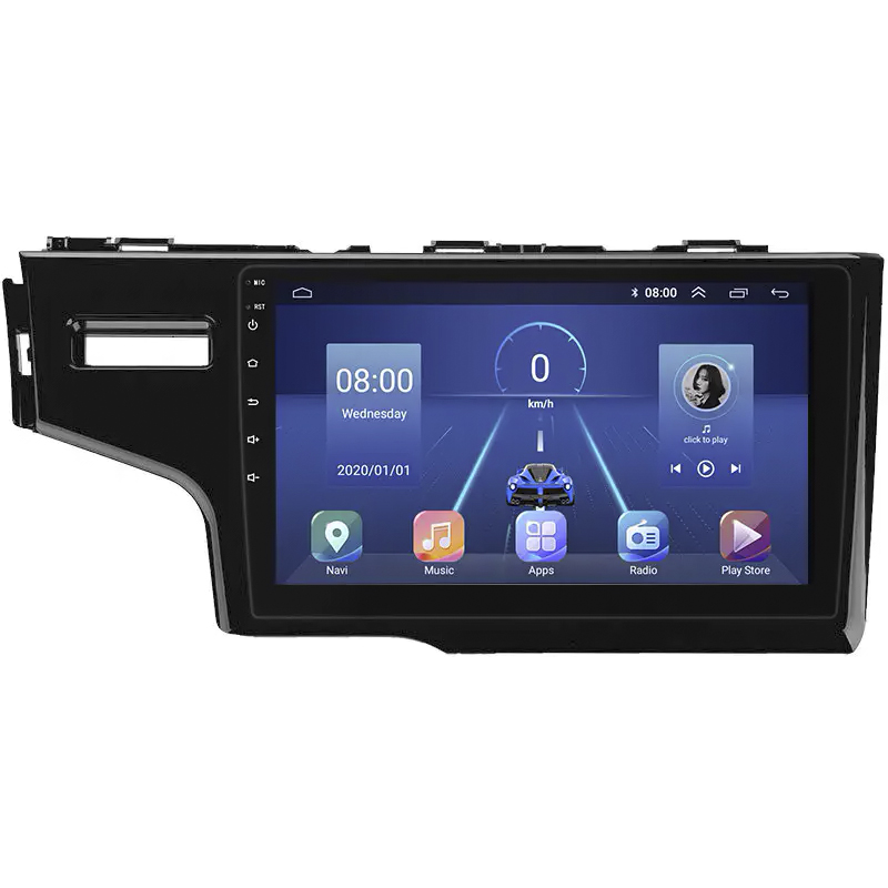 Штатная магнитола Lesko для Honda Fit III 2013-2017 экран 9" 6/128Gb 4G Wi-Fi GPS Top