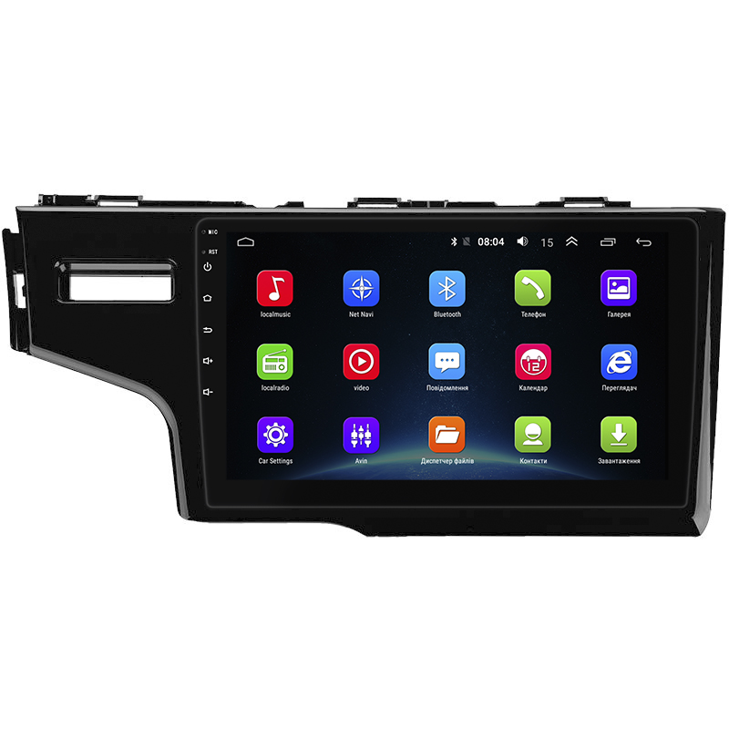 Штатная магнитола Lesko для Honda Fit III Рестайлинг 2017-2020 экран 9" 2/32Gb Wi-Fi GPS Base