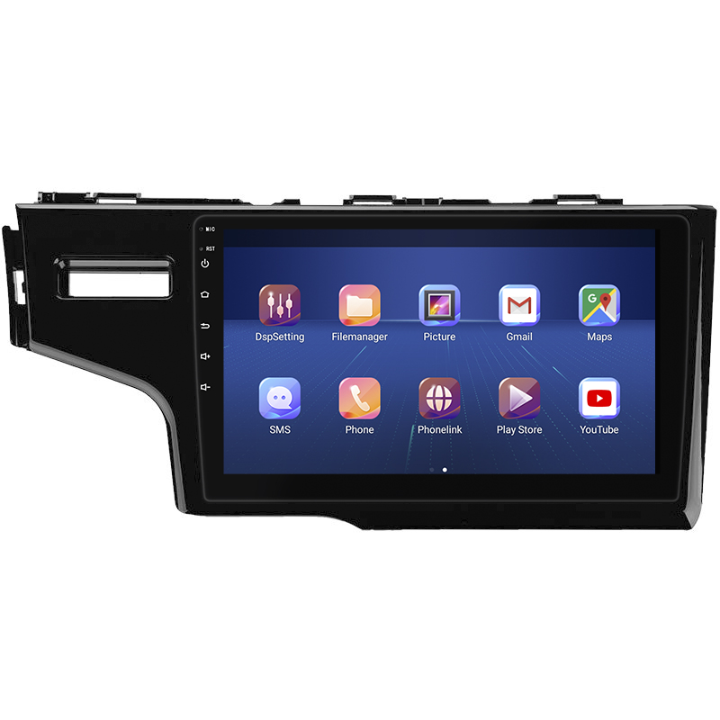 Штатная магнитола Lesko для Honda Fit III Рестайлинг 2017-2020 экран 9" 4/64Gb 4G Wi-Fi GPS Top