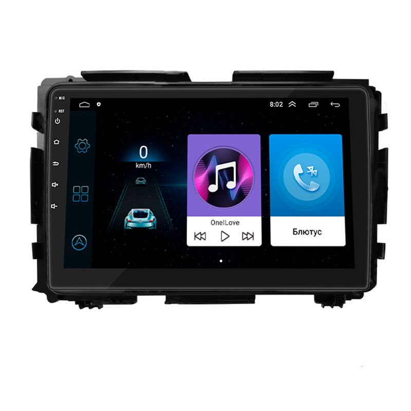 Штатная магнитола Lesko для Honda HR-V II 2013-2018 экран 9" 2/32Gb Wi-Fi GPS Base