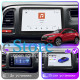 Штатная магнитола Lesko для Honda HR-V II 2013-2018 экран 9" 4/64 QLED CarPlay 4G Wi-Fi GPS 360 Prime