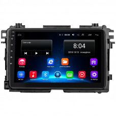Штатная магнитола Lesko для Honda HR-V II Рестайлинг 2018-н.в. экран 9" 2/32Gb Wi-Fi GPS Base