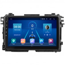 Штатная магнитола Lesko для Honda HR-V II Рестайлинг 2018-н.в. экран 9" 4/64Gb 4G Wi-Fi GPS Top