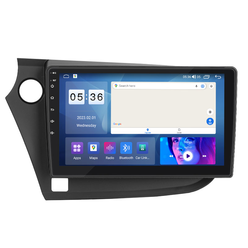 Штатная магнитола Lesko для Honda Insight II 2009-2011 экран 9" 2/32Gb CarPlay 4G Wi-Fi GPS Prime