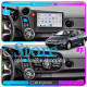 Штатная магнитола Lesko для Honda Insight II 2009-2011 экран 9" 4/64 QLED CarPlay 4G Wi-Fi GPS 360 Prime