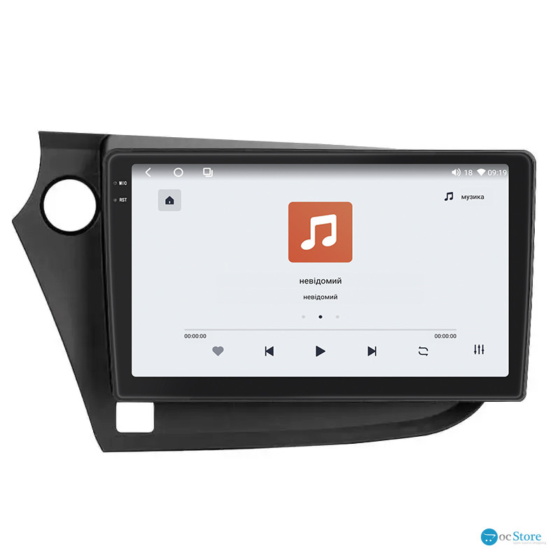 Штатная магнитола Lesko для Honda Insight II Рестайлинг 2011-2014 экран 9" 4/64 QLED CarPlay 4G Wi-Fi GPS 360 Prime