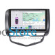Штатная магнитола Lesko для Honda Jazz I 2001-2005 экран 9" 4/64 QLED CarPlay 4G Wi-Fi GPS 360 Prime