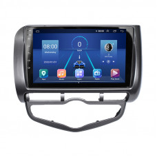 Штатная магнитола Lesko для Honda Jazz I 2001-2005 экран 9" 2/32Gb 4G Wi-Fi GPS Top