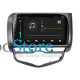 Штатная магнитола Lesko для Honda Jazz I 2001-2005 экран 9" 2/32Gb 4G Wi-Fi GPS Top