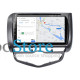 Штатная магнитола Lesko для Honda Jazz I 2001-2005 экран 9" 2/32Gb 4G Wi-Fi GPS Top