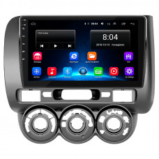 Штатная магнитола Lesko для Honda Jazz I Manual AC 2001-2005 экран 9" 2/32Gb Wi-Fi GPS Base