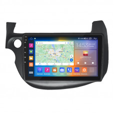 Штатная магнитола Lesko для Honda Jazz II 2008-2010 экран 10" 4/64Gb CarPlay 4G Wi-Fi GPS Prime