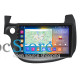 Штатная магнитола Lesko для Honda Jazz II 2008-2010 экран 10" 4/64Gb CarPlay 4G Wi-Fi GPS Prime