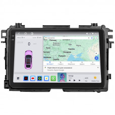 Штатная магнитола Lesko для Honda MN-V I 2021-н.в. экран 9" 4/64 QLED CarPlay 4G Wi-Fi GPS 360 Prime