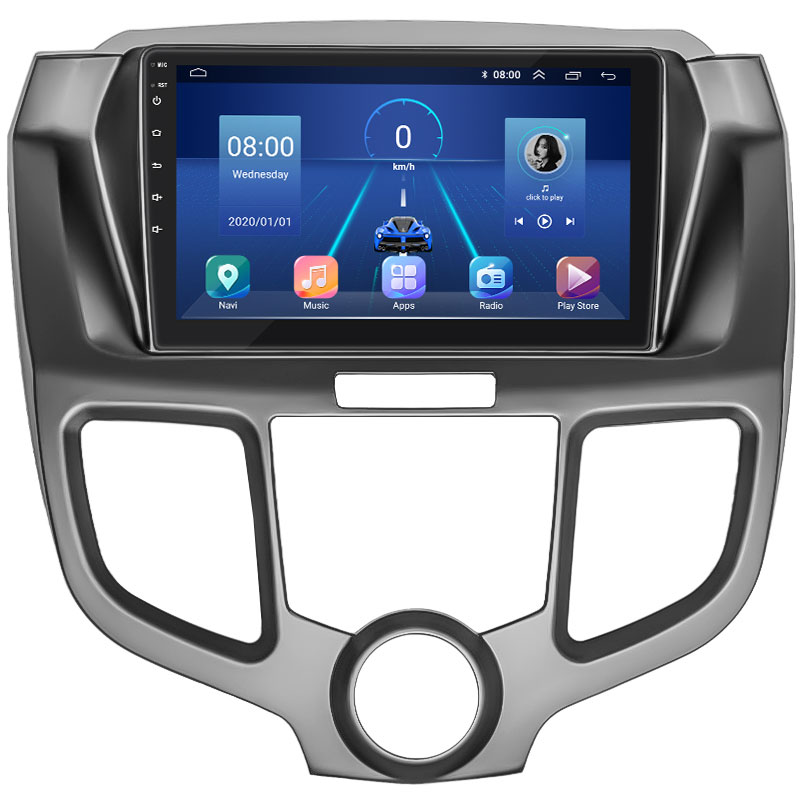 Штатная магнитола Lesko для Honda Odyssey III 2003-2008 экран 10" 4/32Gb 4G Wi-Fi GPS Top