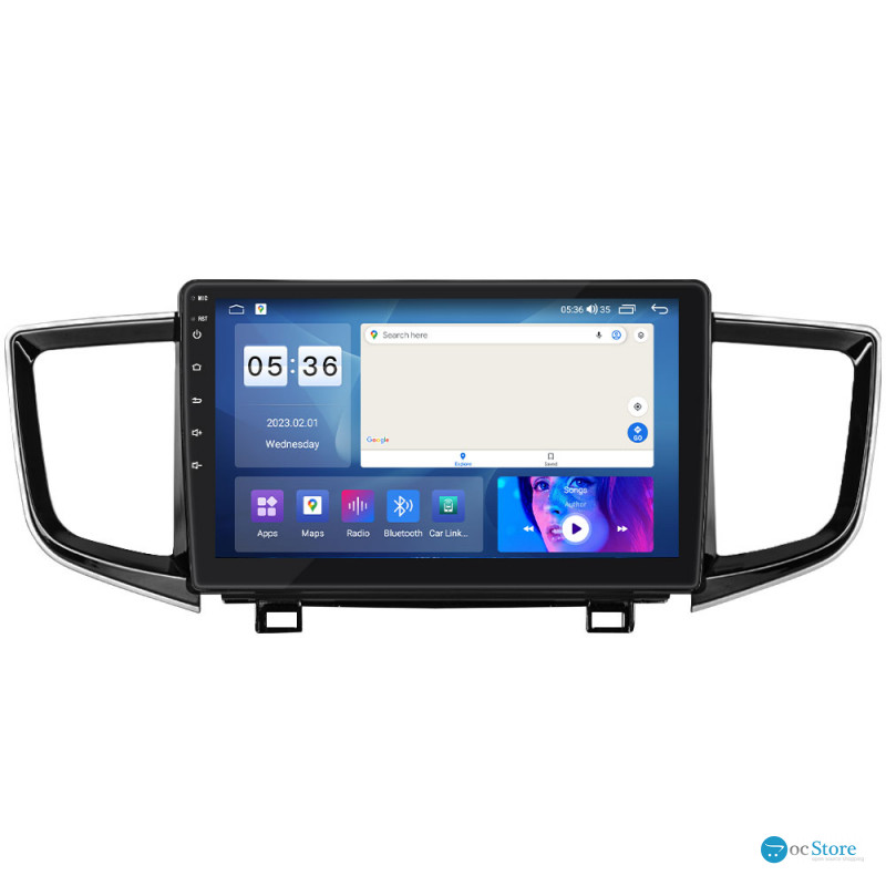 Штатная магнитола Lesko для Honda Pilot III 2015-2018 экран 10" 4/64Gb CarPlay 4G Wi-Fi GPS Prime