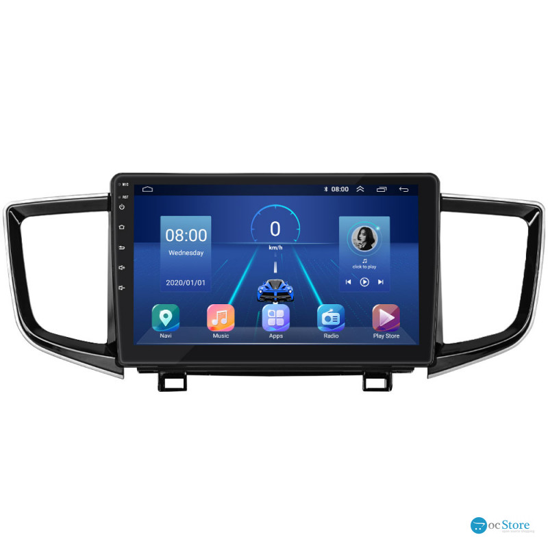 Штатная магнитола Lesko для Honda Pilot III 2015-2018 экран 10" 4/64Gb 4G Wi-Fi GPS Top