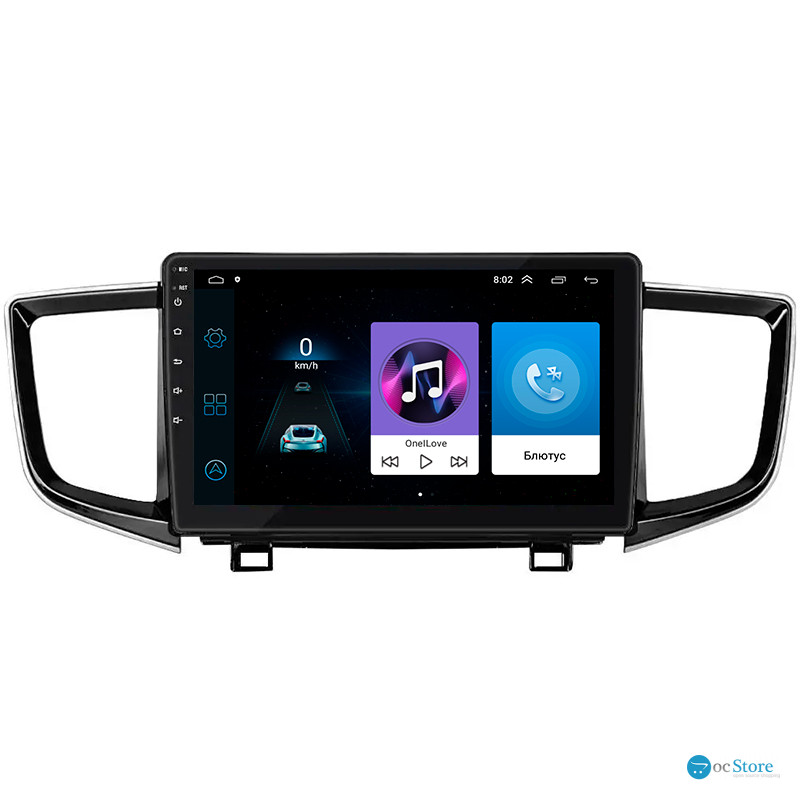 Штатная магнитола Lesko для Honda Pilot III Рестайлинг 2018-н.в. экран 10" 1/16Gb Wi-Fi GPS Base