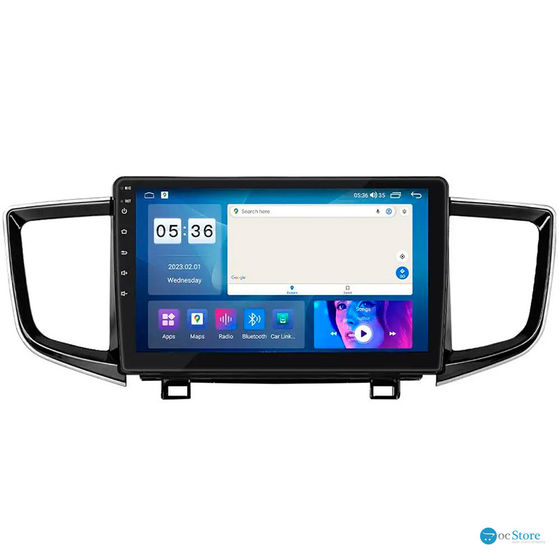 Штатная магнитола Lesko для Honda Pilot III Рестайлинг 2018-н.в. экран 10" 4/64Gb CarPlay 4G Wi-Fi GPS Prime