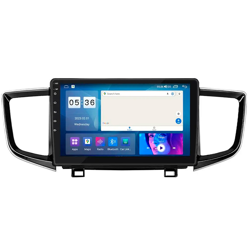 Штатная магнитола Lesko для Honda Pilot III Рестайлинг 2018-н.в. экран 10" 4/64Gb CarPlay 4G Wi-Fi GPS Prime