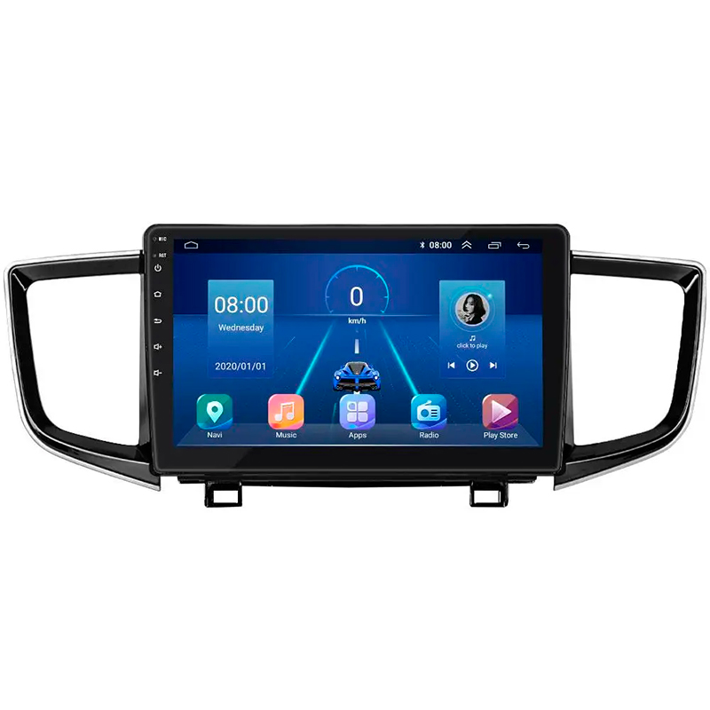 Штатная магнитола Lesko для Honda Pilot III Рестайлинг 2018-н.в. экран 10" 4/64Gb 4G Wi-Fi GPS Top
