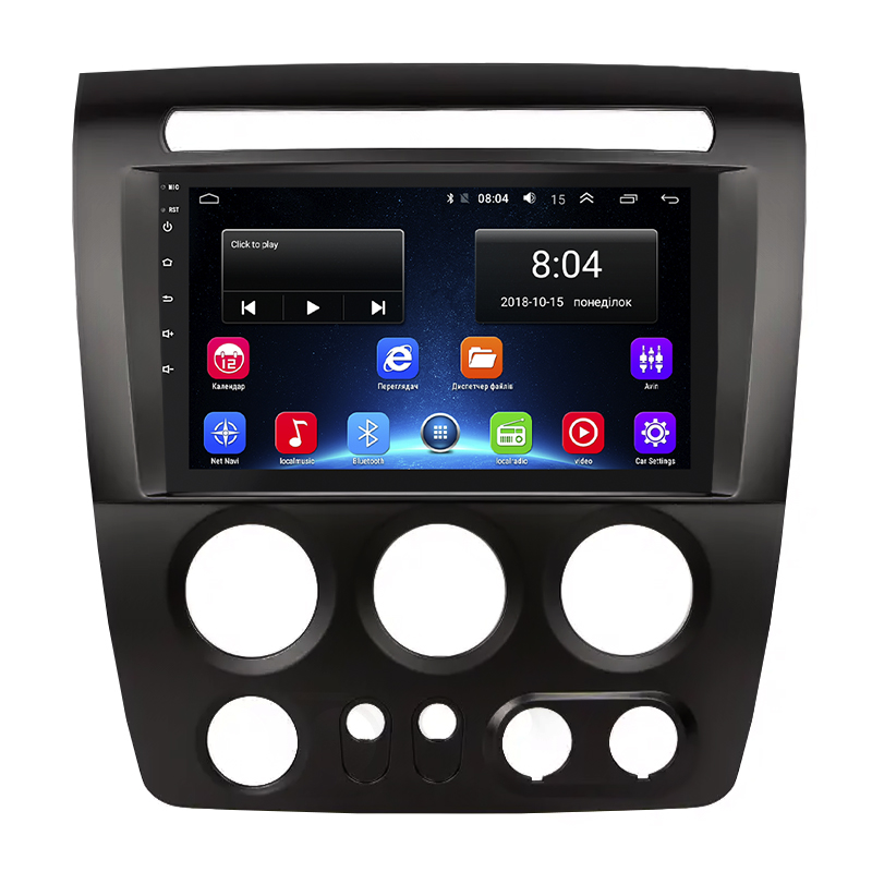 Штатная магнитола Lesko для Hummer H3  2005-2010 экран 9" 2/32Gb Wi-Fi GPS Base