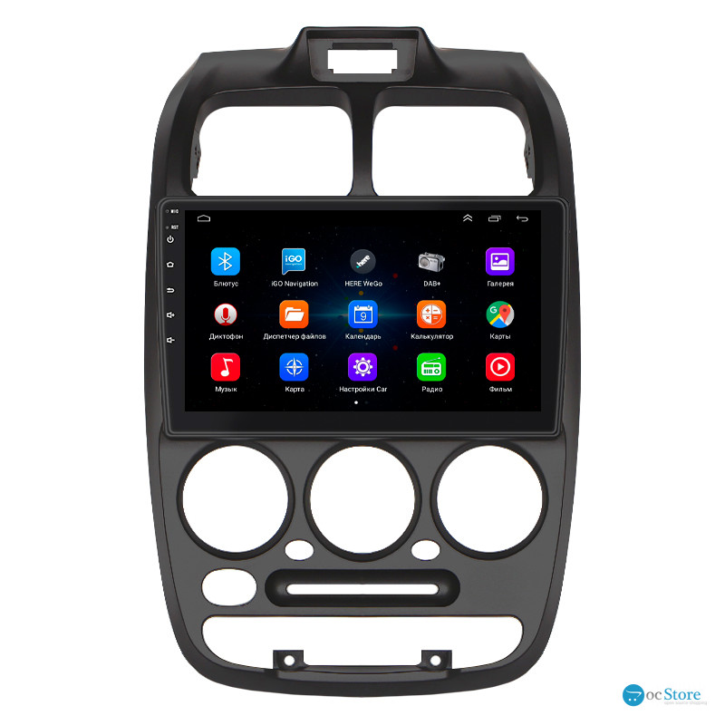 Штатная магнитола Lesko для Hyundai Accent II 1999-2012 экран 9" 1/16Gb Wi-Fi GPS Base