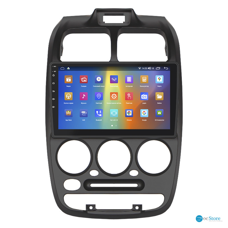 Штатная магнитола Lesko для Hyundai Accent II 1999-2012 экран 9" 2/32Gb CarPlay 4G Wi-Fi GPS Prime