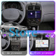 Штатная магнитола Lesko для Hyundai Accent II 1999-2012 экран 9" 2/32Gb CarPlay 4G Wi-Fi GPS Prime