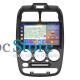 Штатная магнитола Lesko для Hyundai Accent II 1999-2012 экран 9" 4/64Gb CarPlay 4G Wi-Fi GPS Prime