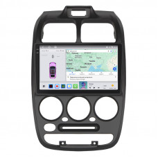 Штатная магнитола Lesko для Hyundai Accent II 1999-2012 экран 9" 4/64 QLED CarPlay 4G Wi-Fi GPS 360 Prime