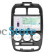 Штатная магнитола Lesko для Hyundai Accent II 1999-2012 экран 9" 4/64 QLED CarPlay 4G Wi-Fi GPS 360 Prime