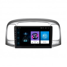Штатная магнитола Lesko для Hyundai Accent III 2006-2011 экран 9" 1/16Gb Wi-Fi GPS Base