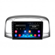 Штатная магнитола Lesko для Hyundai Accent III 2006-2011 экран 9" 2/32Gb Wi-Fi GPS Base
