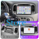 Штатная магнитола Lesko для Hyundai Accent III 2006-2011 экран 9" 4/64 QLED CarPlay 4G Wi-Fi GPS 360 Prime