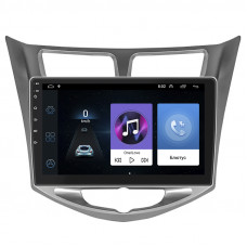 Штатная магнитола Lesko для Hyundai Accent IV 2010-2017 экран 10" 1/16Gb Wi-Fi GPS Base