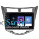 Штатная магнитола Lesko для Hyundai Accent IV 2010-2017 экран 10" 1/16Gb Wi-Fi GPS Base