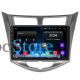 Штатная магнитола Lesko для Hyundai Accent IV 2010-2017 экран 10" 2/32Gb Wi-Fi GPS Base