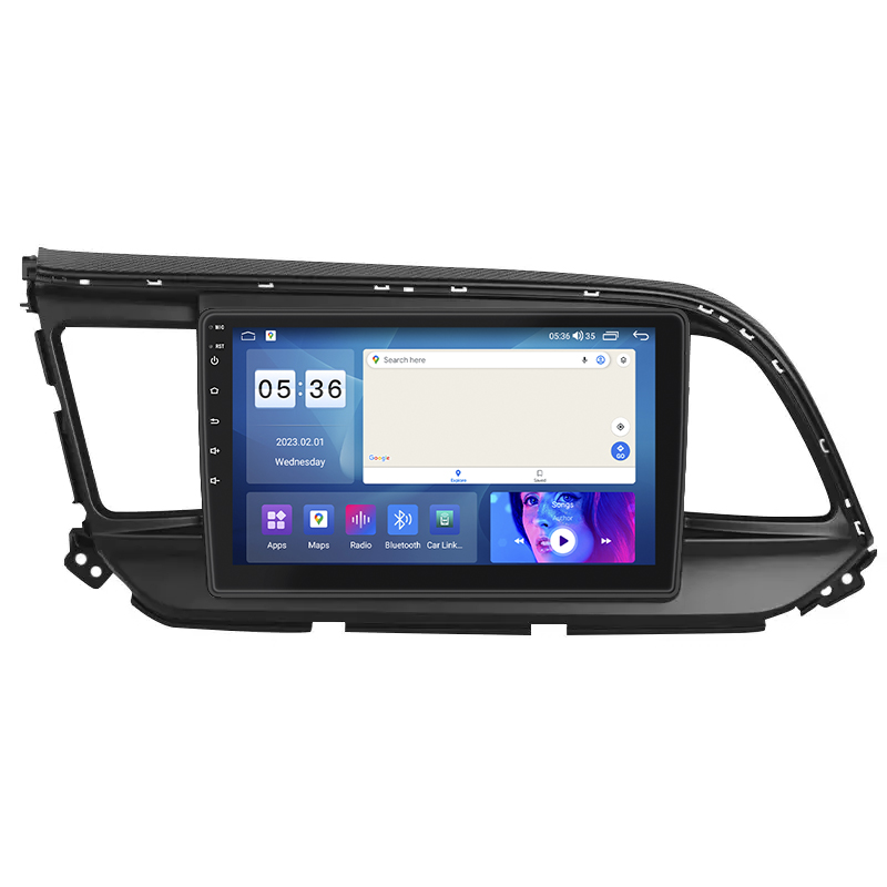 Штатная магнитола Lesko для Hyundai Avante AD 2018-2020 экран 9" 4/64Gb CarPlay 4G Wi-Fi GPS Prime