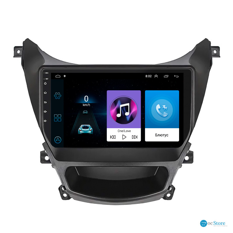 Штатная магнитола Lesko для Hyundai Avante V 2010-2015 экран 9" 1/16Gb Wi-Fi GPS Base