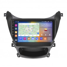 Штатная магнитола Lesko для Hyundai Avante V 2010-2015 экран 9" 4/64Gb CarPlay 4G Wi-Fi GPS Prime