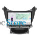 Штатная магнитола Lesko для Hyundai Avante V ver 2 2010-2015 экран 9" 4/64 QLED CarPlay 4G Wi-Fi GPS 360 Prime