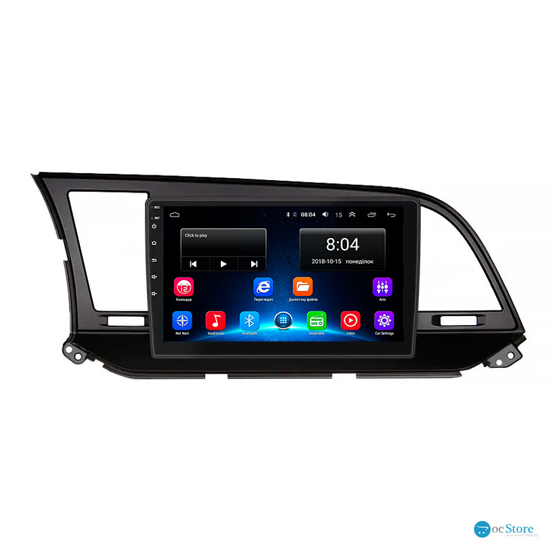 Штатная магнитола Lesko для Hyundai Avante VI 2015-н.в. экран 9" 2/32Gb Wi-Fi GPS Base