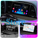Штатная магнитола Lesko для Hyundai Avante VI 2015-н.в. экран 9" 2/32Gb Wi-Fi GPS Base