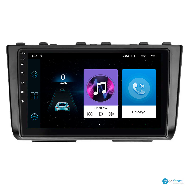 Штатная магнитола Lesko для Hyundai Creta I Рестайлинг 2020-2021 экран 9" 1/16Gb Wi-Fi GPS Base