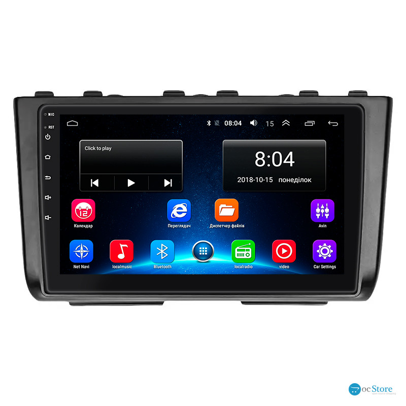 Штатная магнитола Lesko для Hyundai Creta I Рестайлинг 2020-2021 экран 9" 2/32Gb Wi-Fi GPS Base